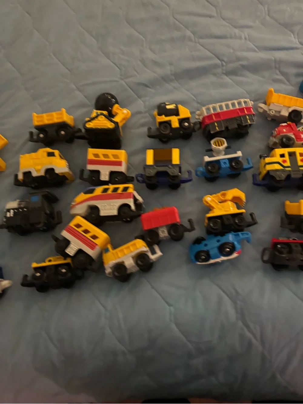 Thomas & Friends Playset Lot with Blue, Green, Yellow, Red Pieces